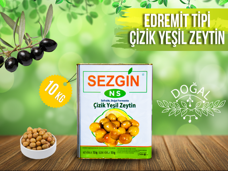 YEŞİL ÇİZİK ZEYTİN 10 KG
